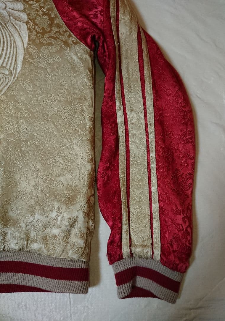 雅。花旅楽団 鳳凰柄 スカジャン