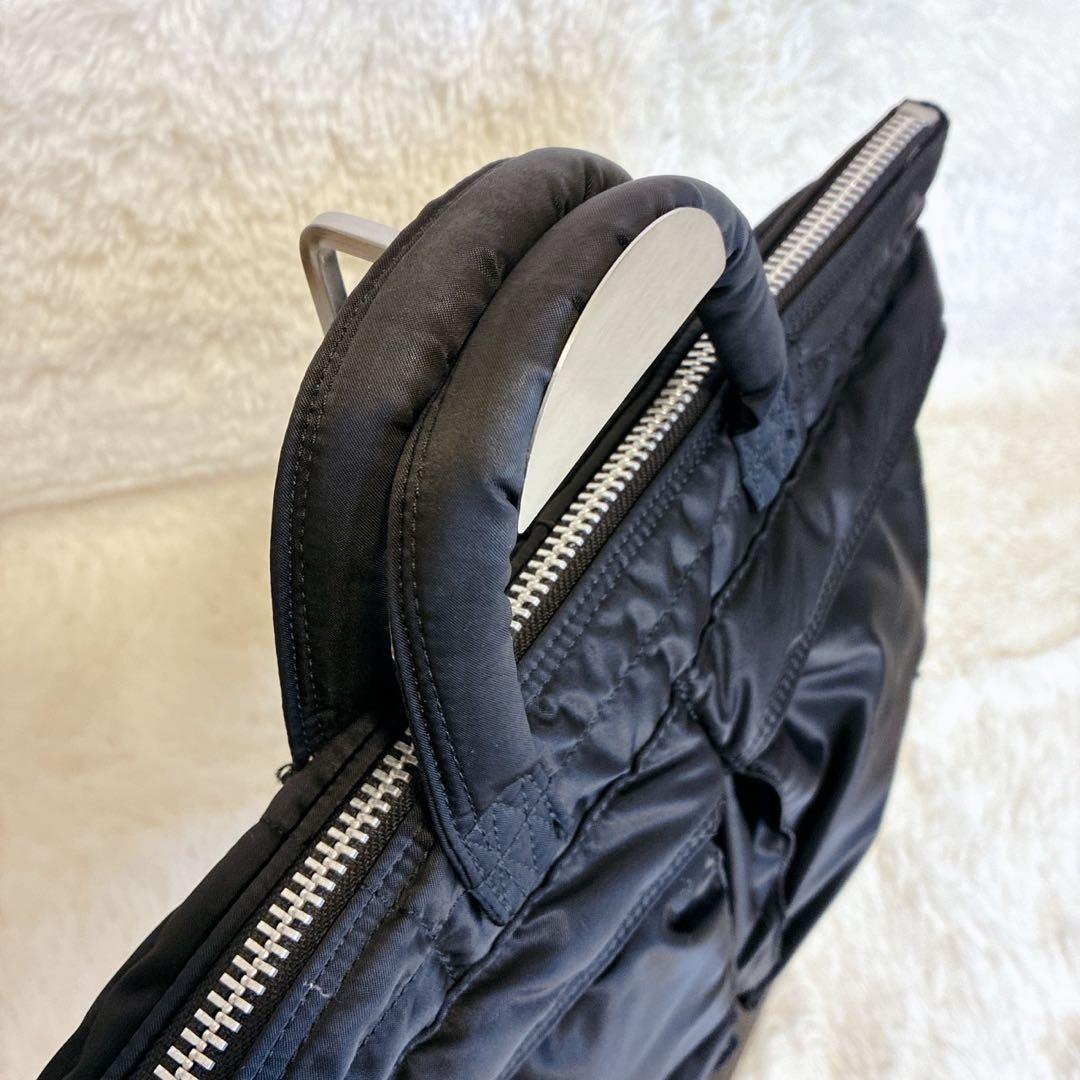 美品 ポーター タンカー ブリーフケース ビジネスバッグ A4 ブラック