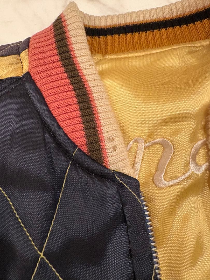 CABCLOTHING スカジャン キャブクロージング キルティング 龍 虎 鷹