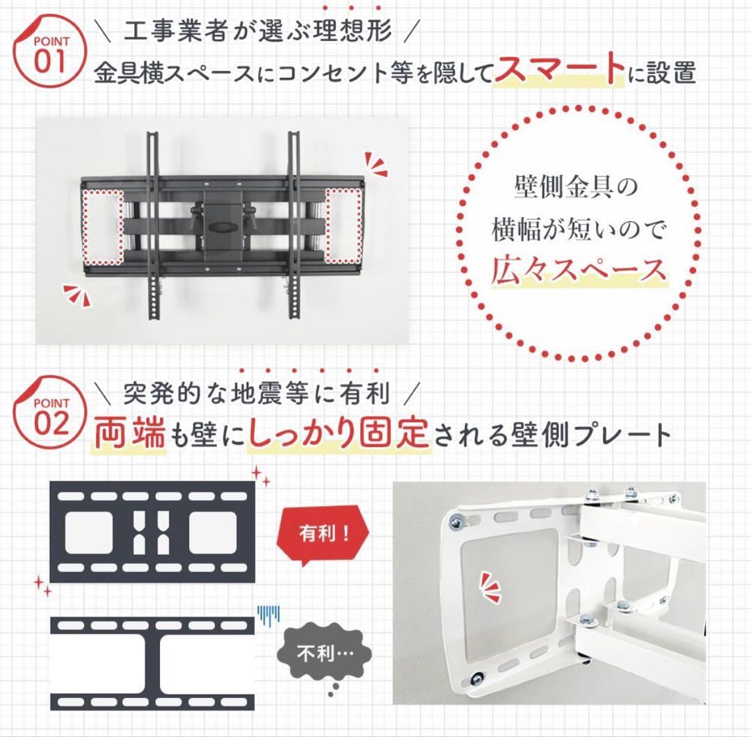 【新品未使用、新居お引越し用に！】 テレビ 壁掛け金具 PRM-LT19M