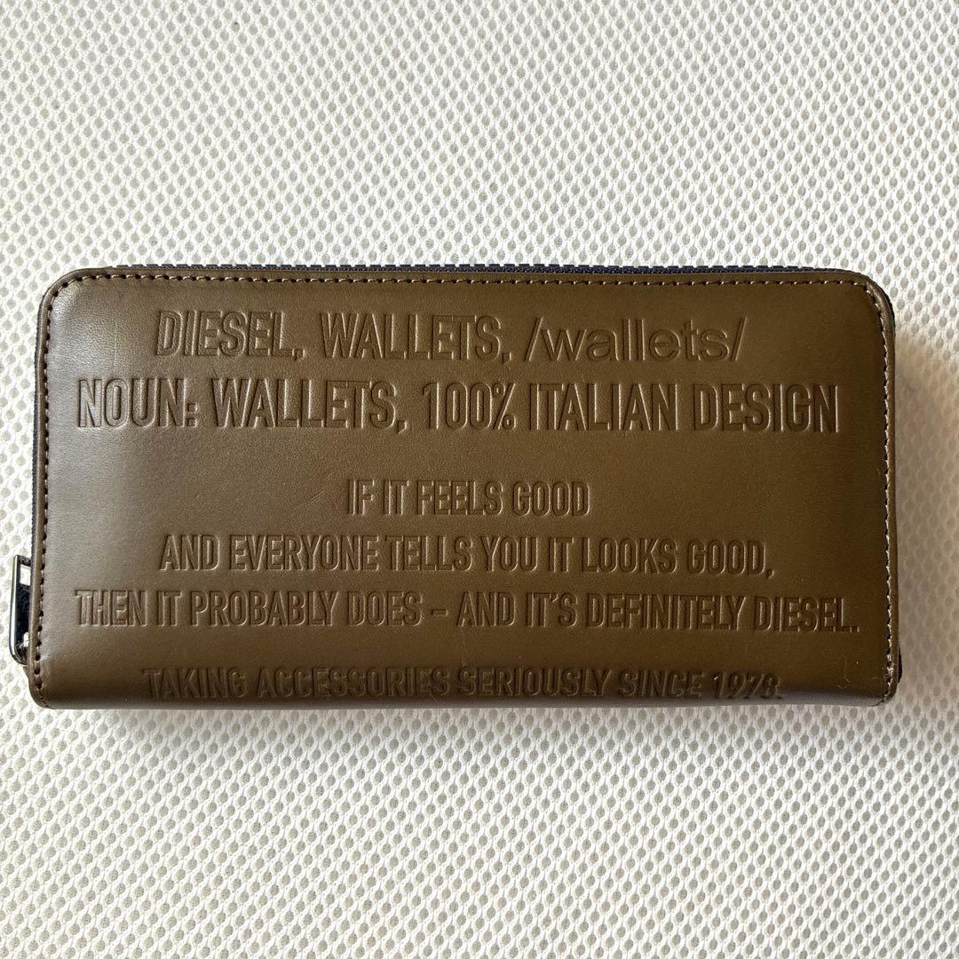 新品　DIESEL ディーゼル　ラウンドジップ長財布　ウォレット