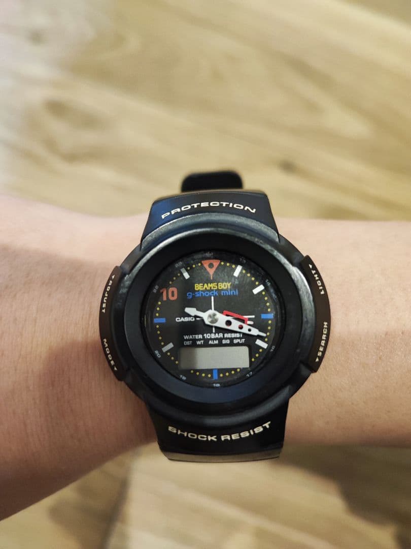 BEAMSBOY　10周年記念　G-SHOCK mini ブラック腕時計