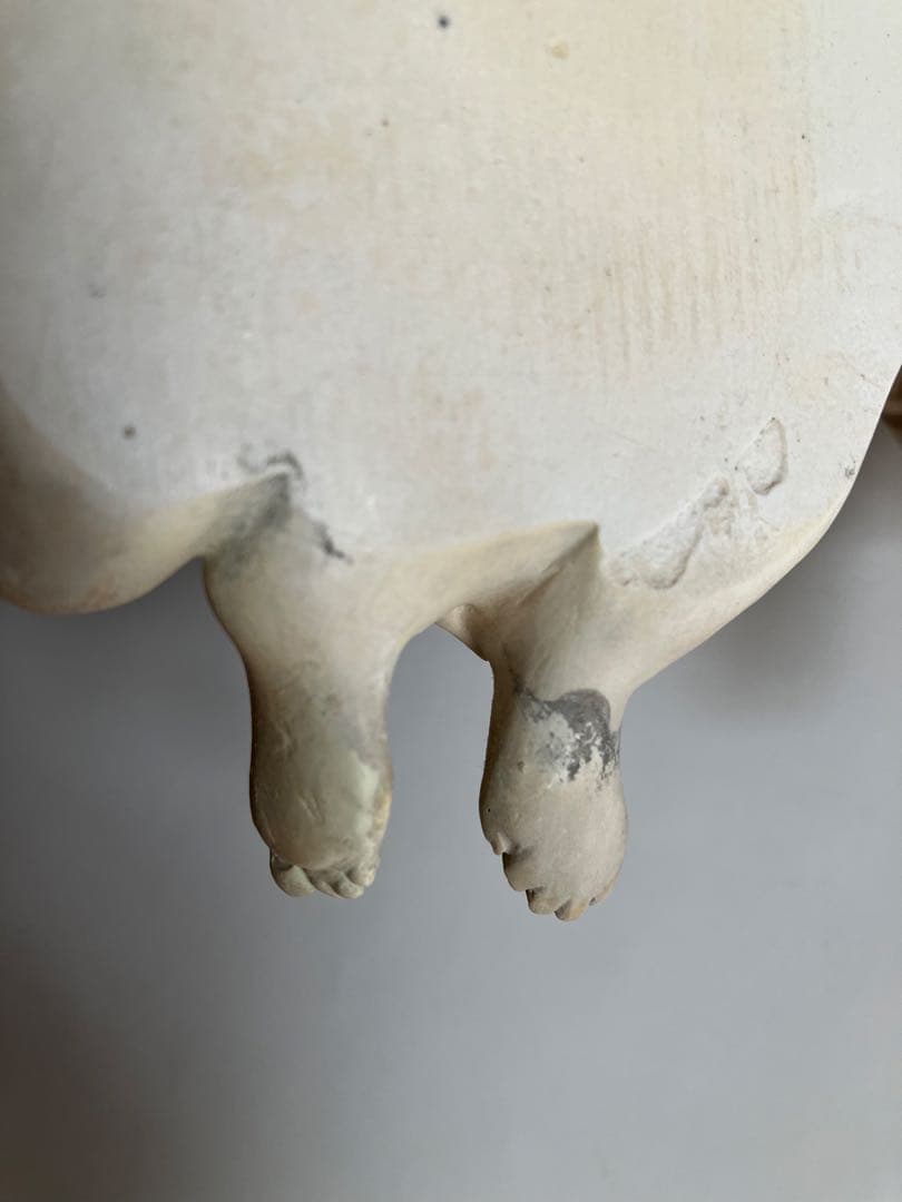 幼い天使たちの聖水盤　フランスアンティーク