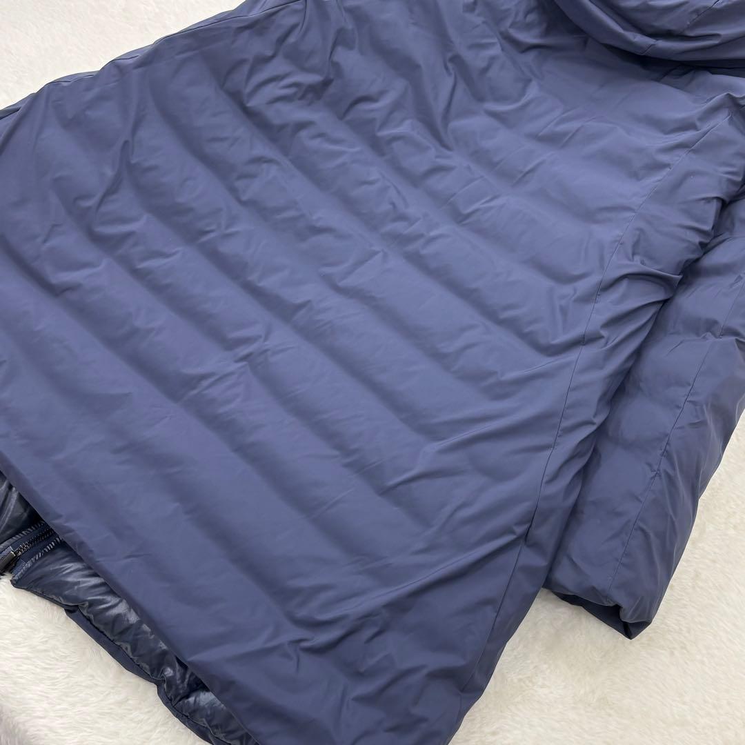 極美品✨タトラス　ダウン　イセラ　ネイビー　ファー　リバーシブル　ロング　近年