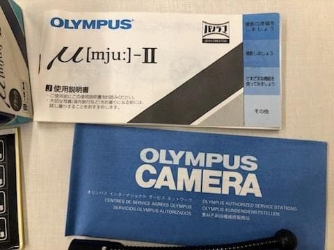 273:Olympus　オリンパス μ mju-Ⅱ　ブラック