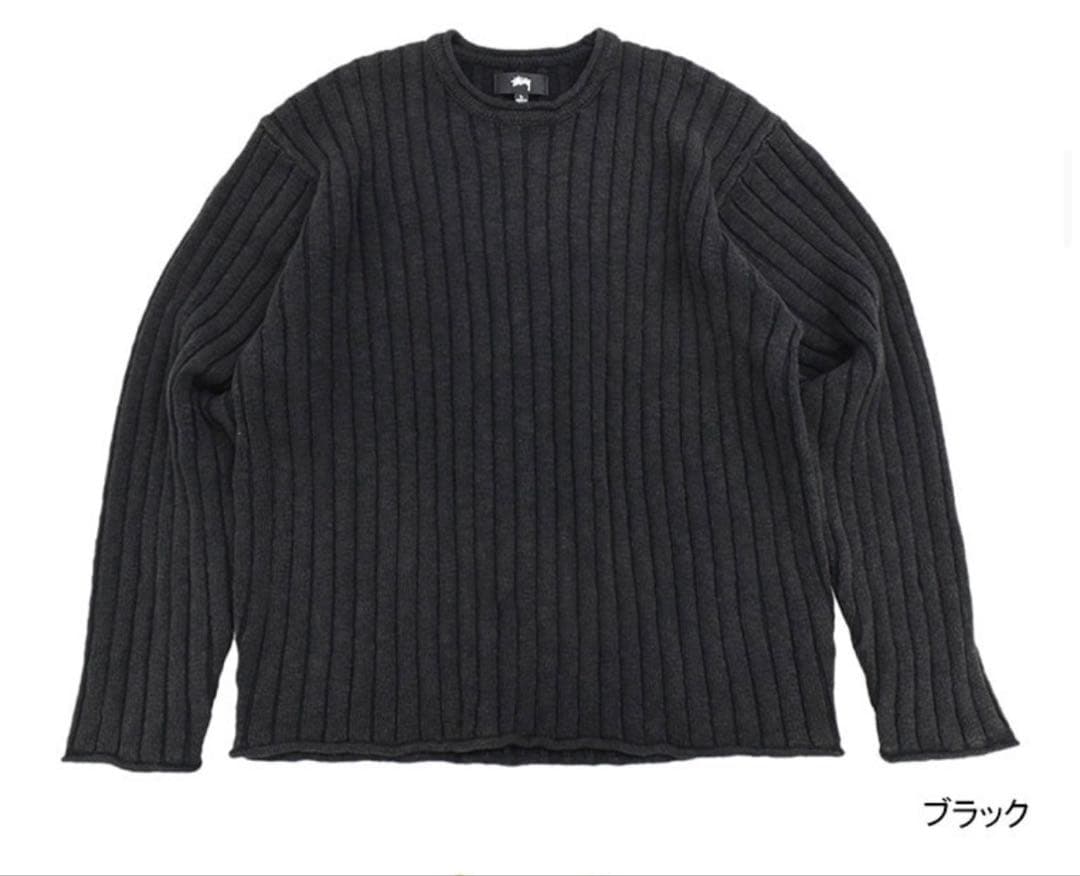【STUSSY】COTTON SLUB RIB CREW