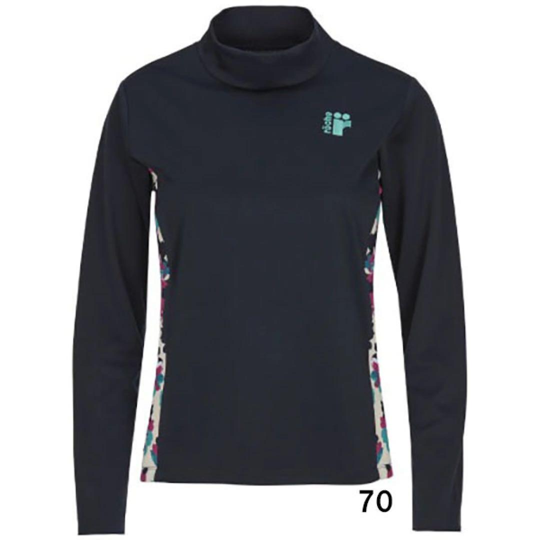 【新品】ローチェ 上下セットアップ Mサイズ ネイビー 花柄 テニスウェア