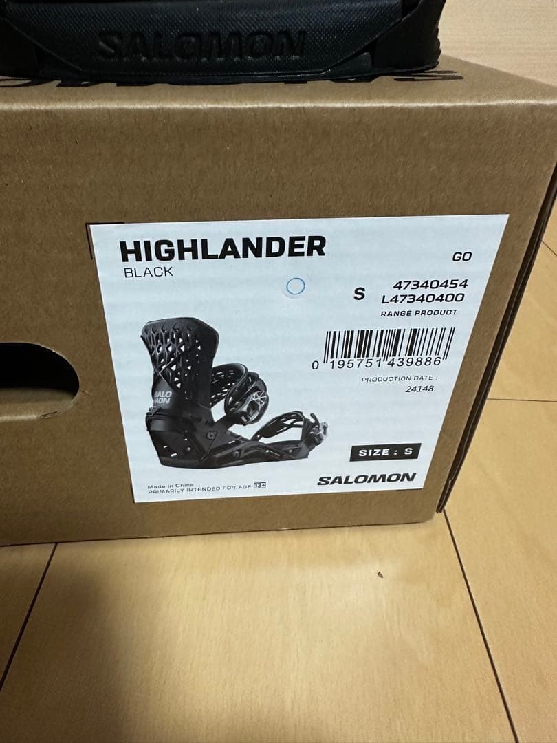 SALOMON スノーボード ビンディング ハイランダー　Sサイズ