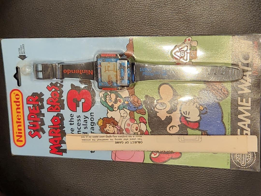 ジャンク　スパーマリオゲームウォッチ時計　ビンテージ