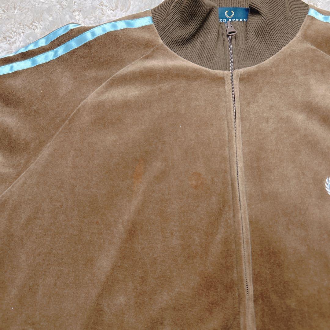 【希少】フレッドペリー ポルトガル製 ジャージ L トラックジャケット ブラウン