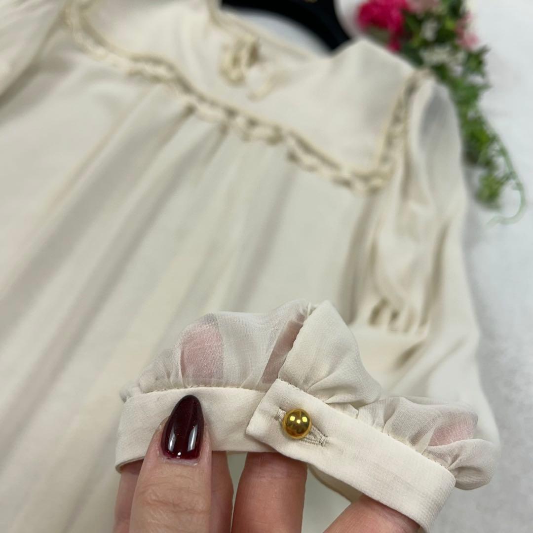 K688 新品未使用 2XL フランシュリッペ シアー ブラウス レディース