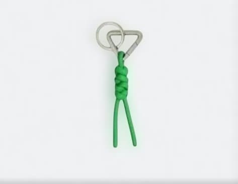 Bottega Veneta トライアングルキーリング　グリーン　美品