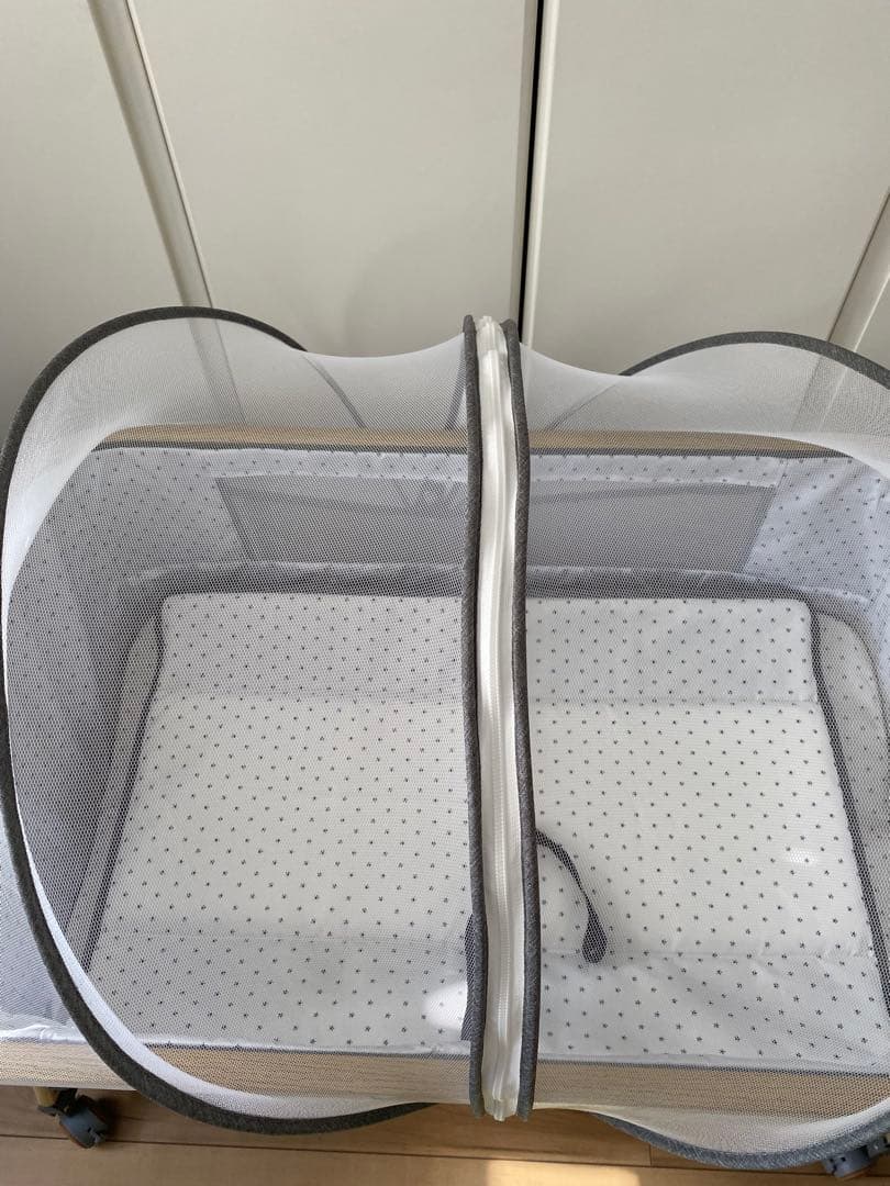 ベビーベッド 添い寝 おむつ台付きベビーベッド 乳児用ベッド