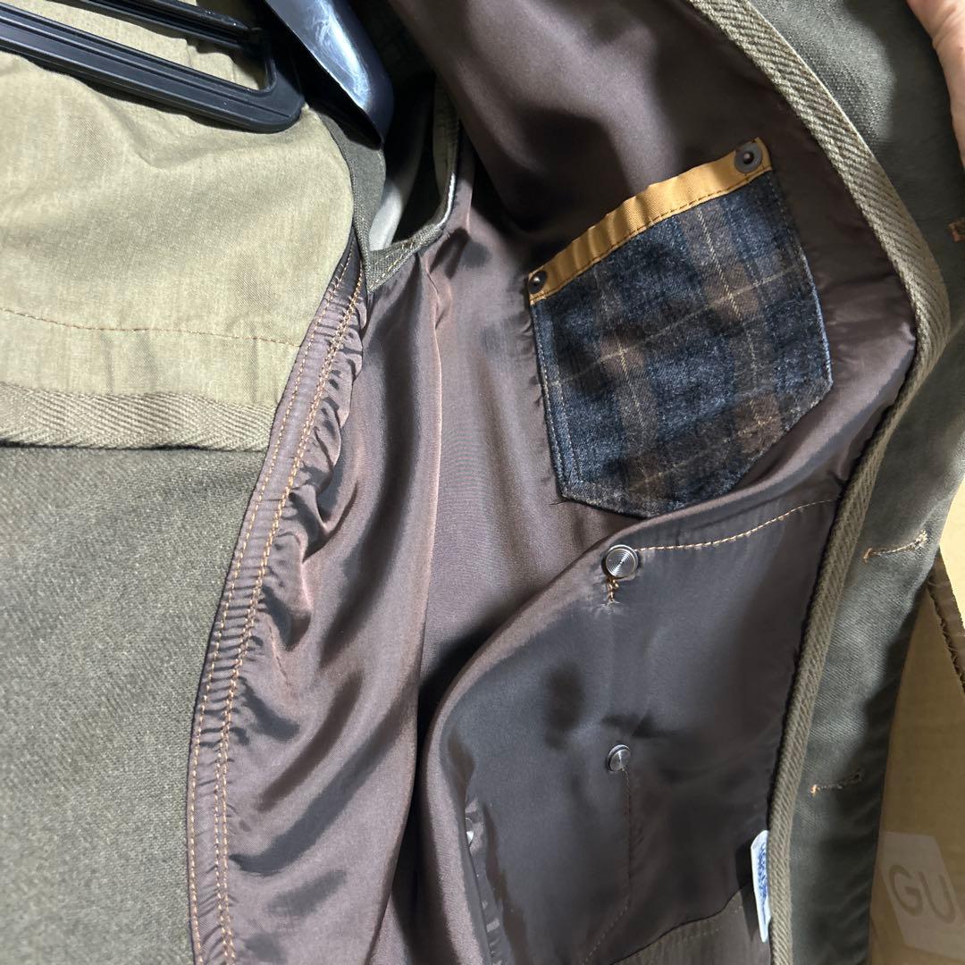 ギャルソン　ジャケット　チェック