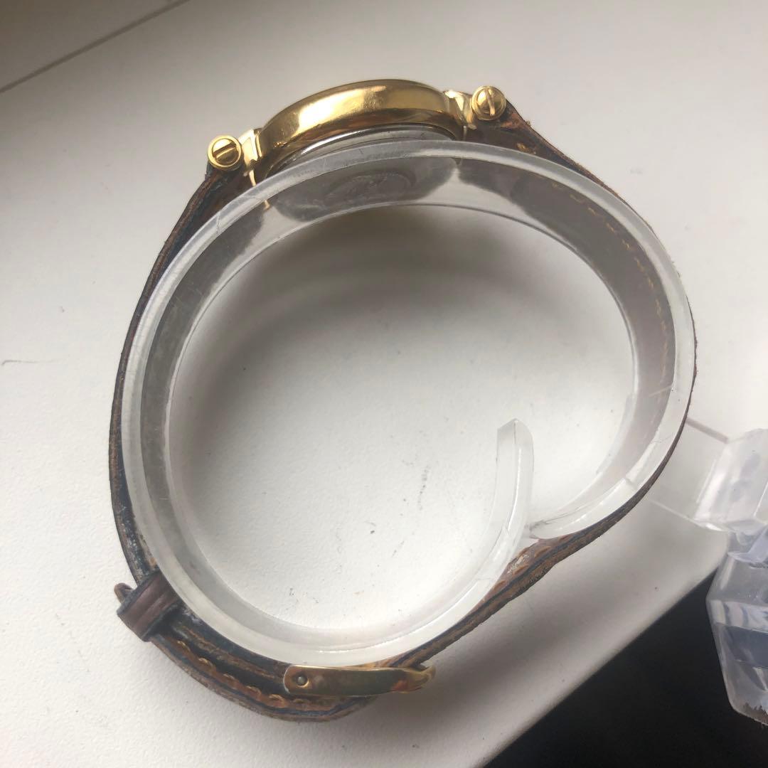 Burberry バーバリー レザーベルト 腕時計 ノバチェック柄　電池新品