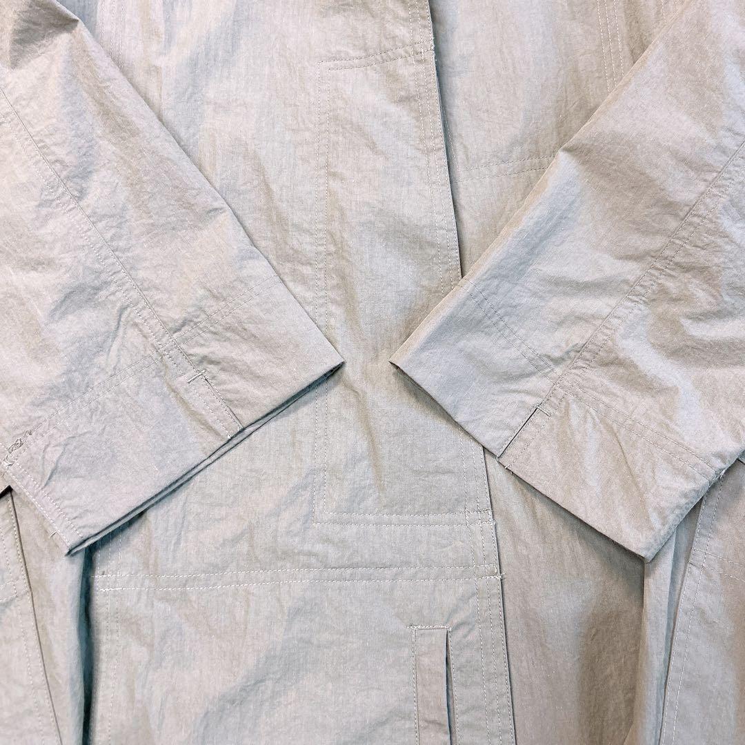 洗える 萌 MOYURU モッズコート 比翼仕立て ゆったり M〜L