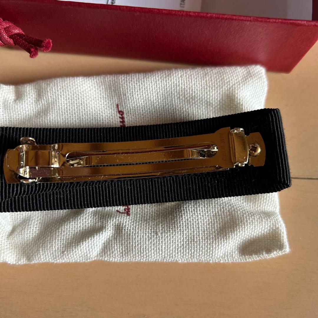Salvatore Ferragamo ブラックヘアアクセサリー
