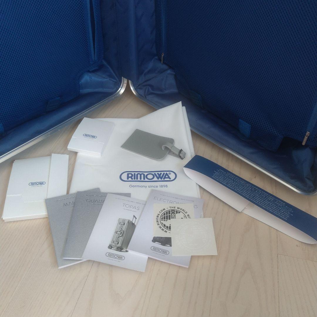 yasu最終値下リモワトパーズイータグ新品未使用品98リットル