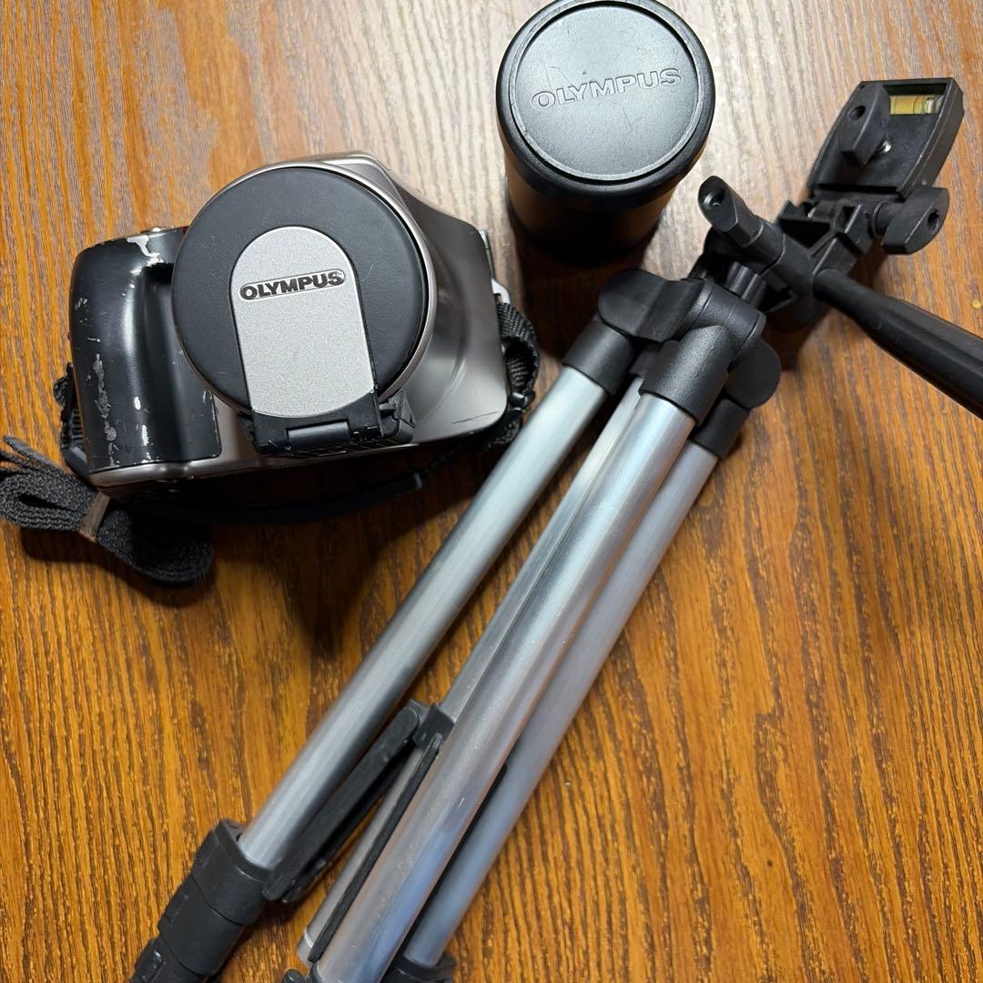 OLYMPUS L-20 フィルムカメラ 望遠レンズ・三脚付き