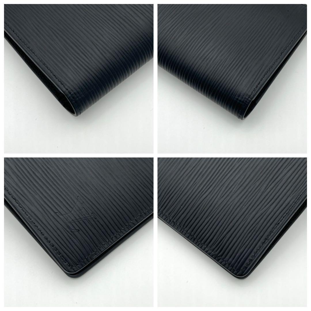 【新型・最高級美品】ルイヴィトン エピ ポルトフォイユ ブラザ 黒 長財布