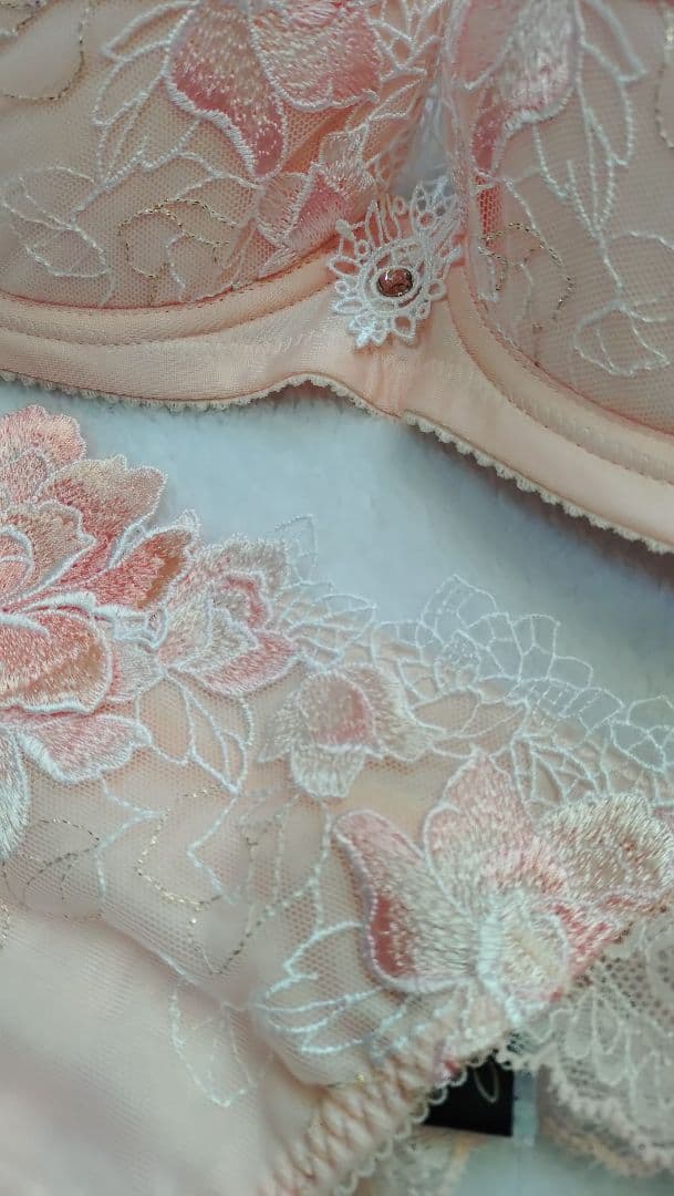 サルート　76g ブラショーツセット 　空中庭園 E75 M ピンク　ソング