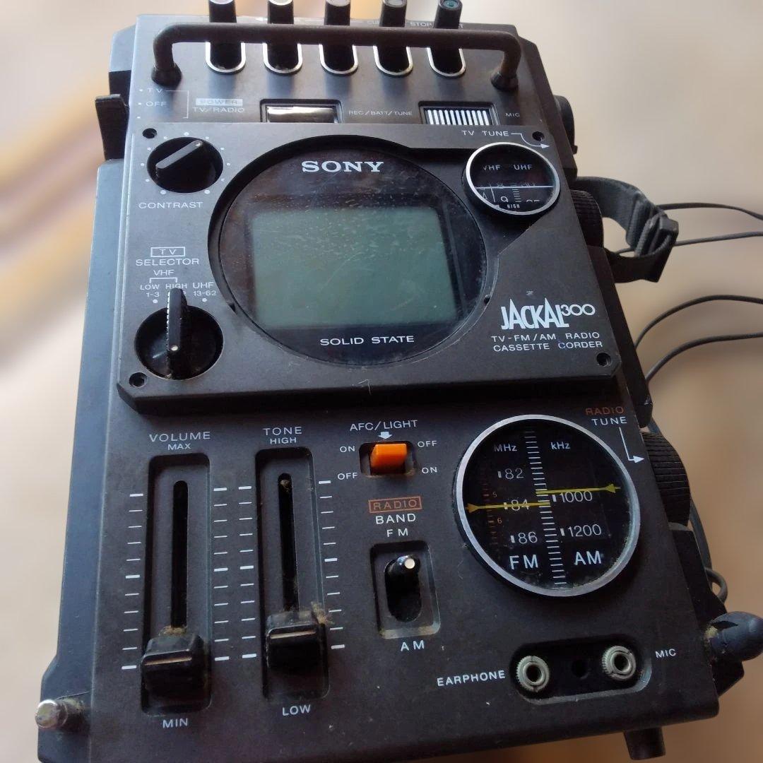 昭和レトロ　SONY ジャックポー カセットテープレコーダー