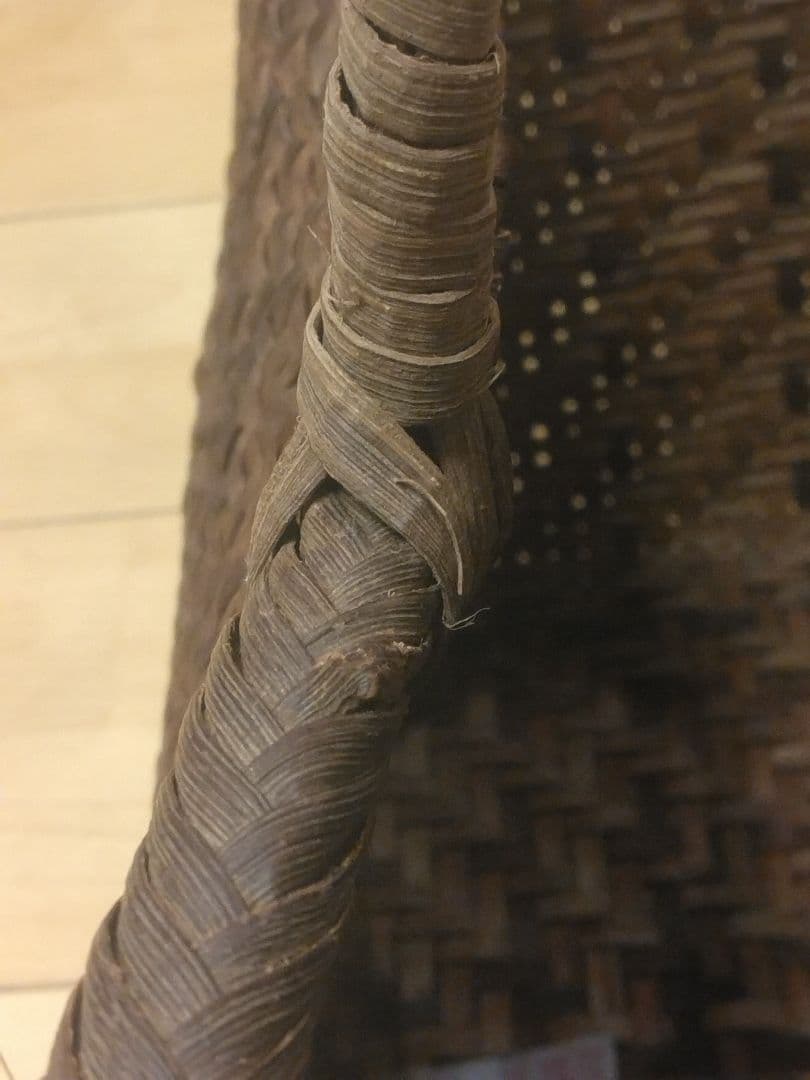 【商品】国産　山ぶどう手提げかご