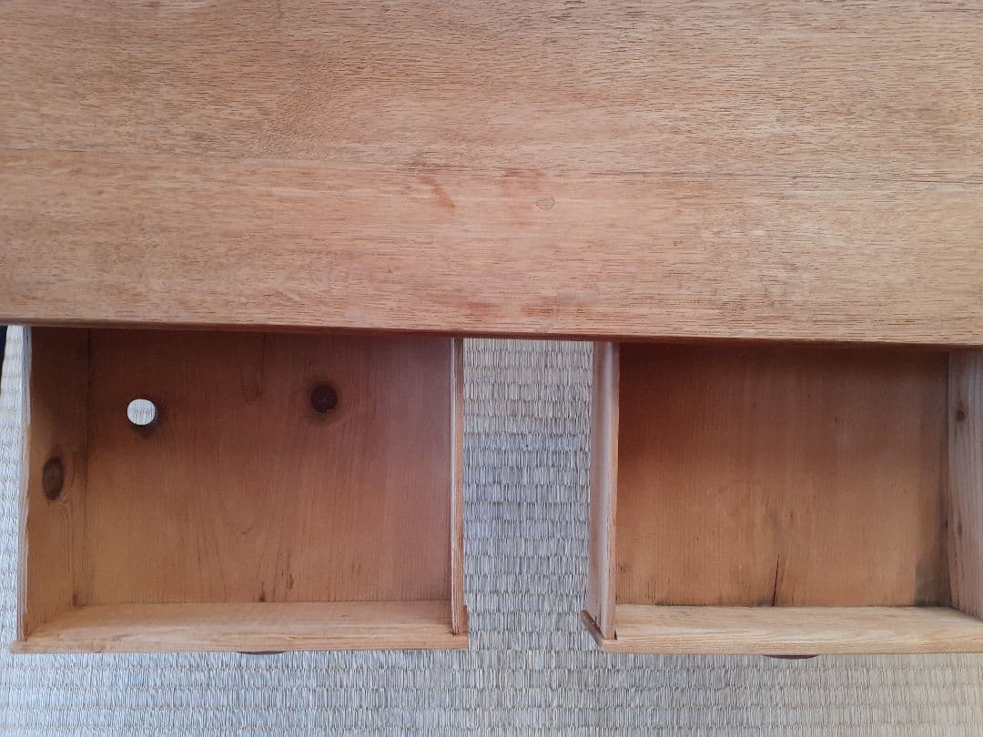 楢材　小テーブル　文机　古家具　アンティーク