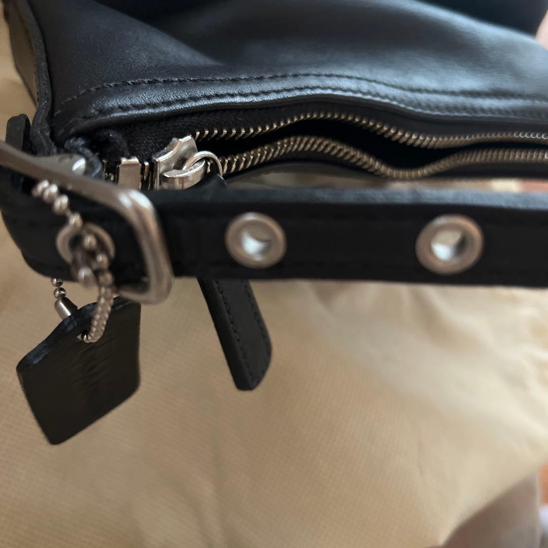 COACH コーチ ワンショルダーバッグ 黒 レザー 本革 ブラック