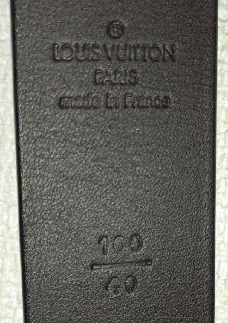 ルイヴィトン 本革ベルト フランス製