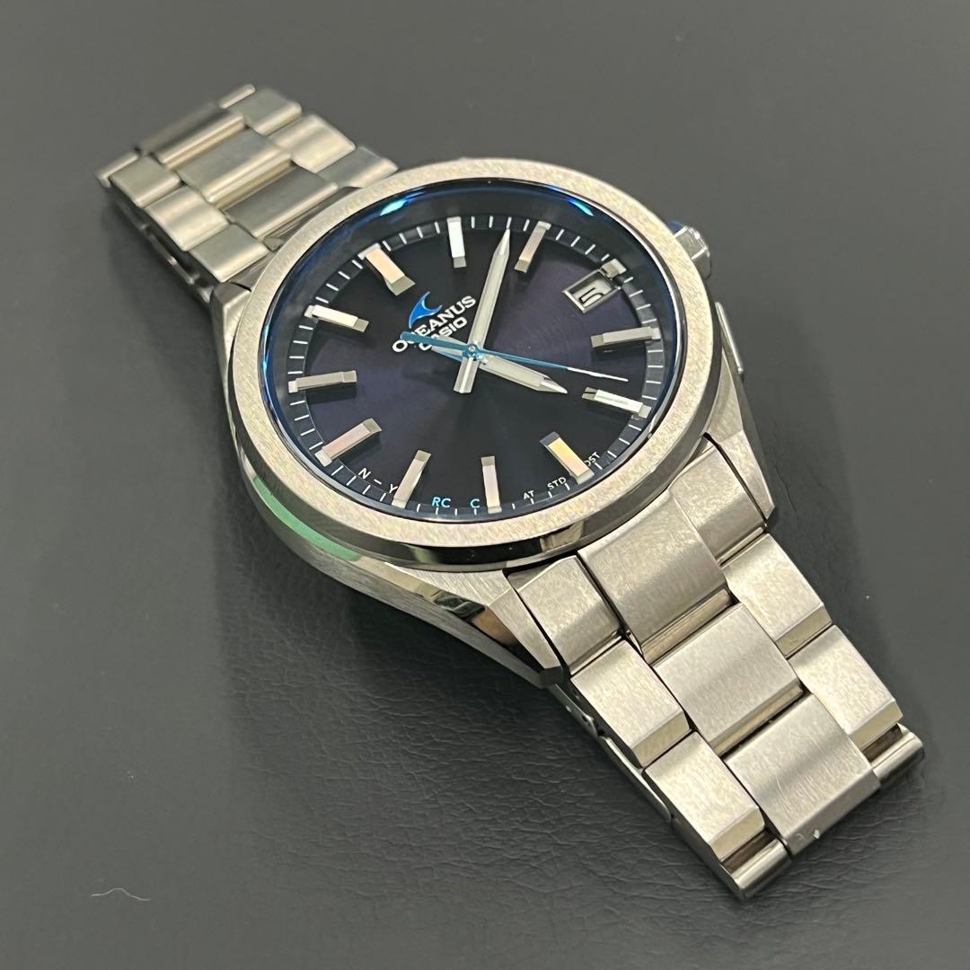 カシオ CASIO オシアナス 箱付き　OCW-T200S-1AJF 中古美品