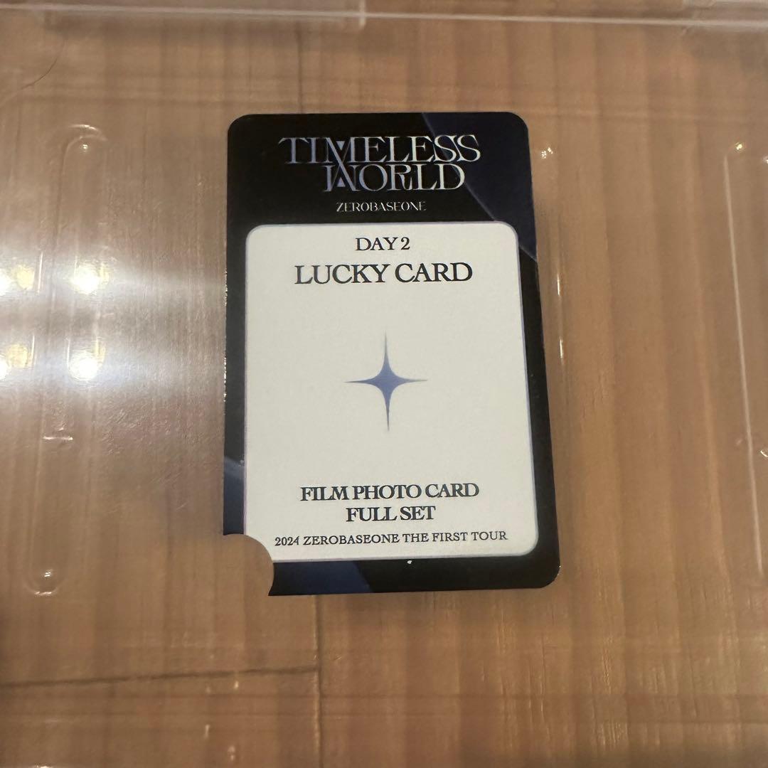 ゼベワン ZB1 ジャンハオ ソウルコン 2日目限定絵柄 ラッキーカード トレカ