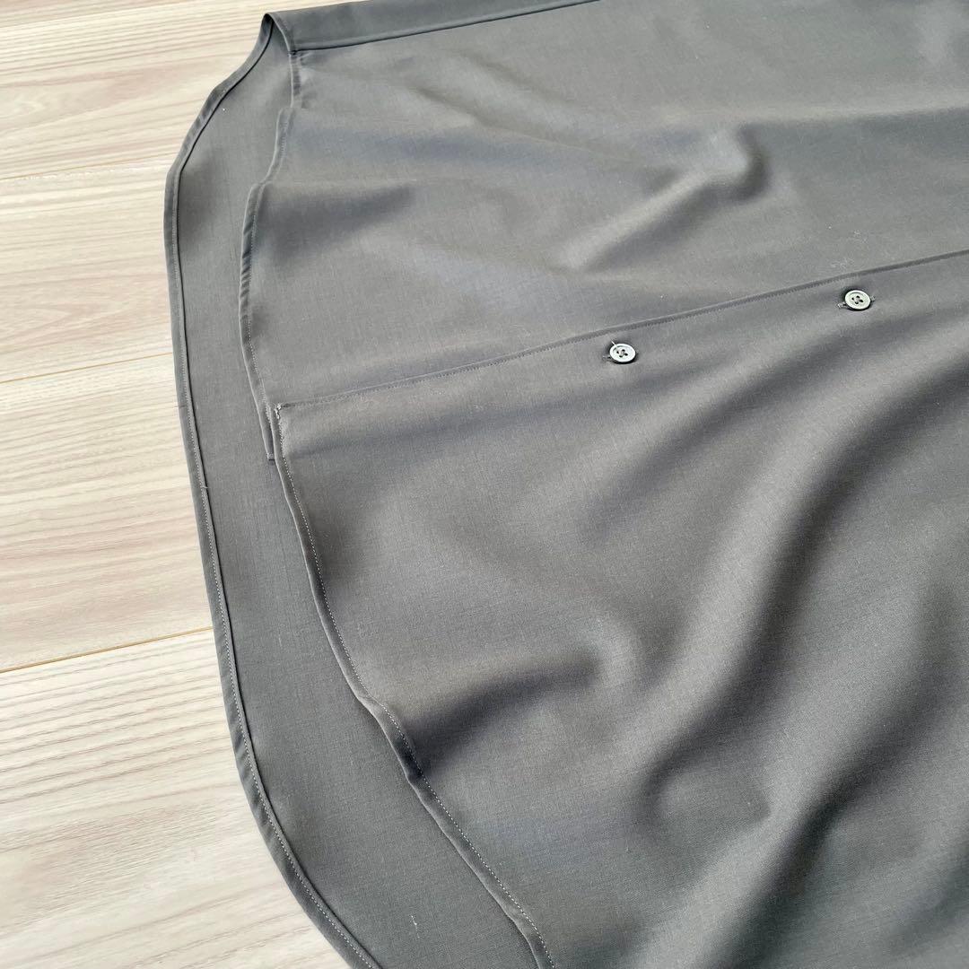 Cornier Super180's WOOL SHIRTS グレー　美品 M