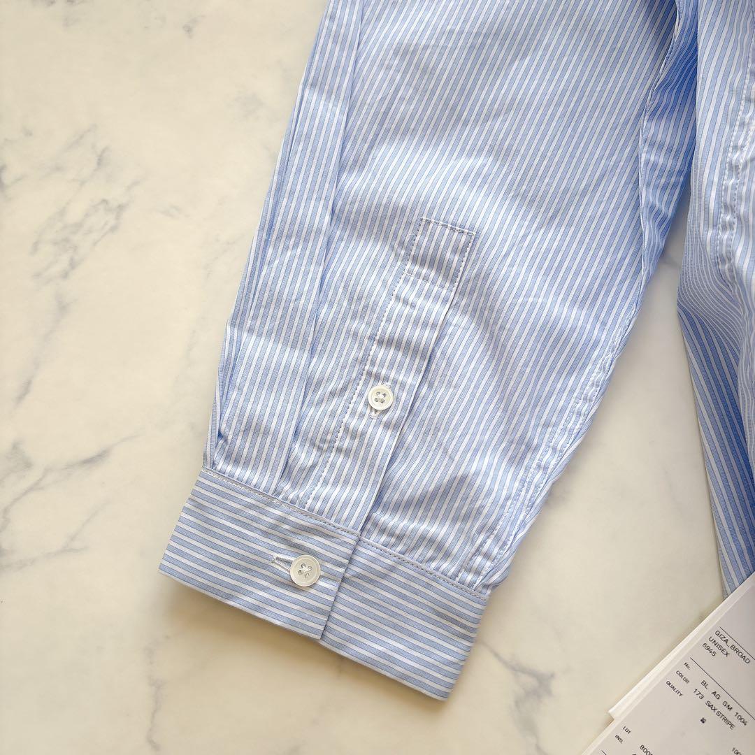 【タグ付】2025 ATON GIZA BROAD WASHED SHIRT