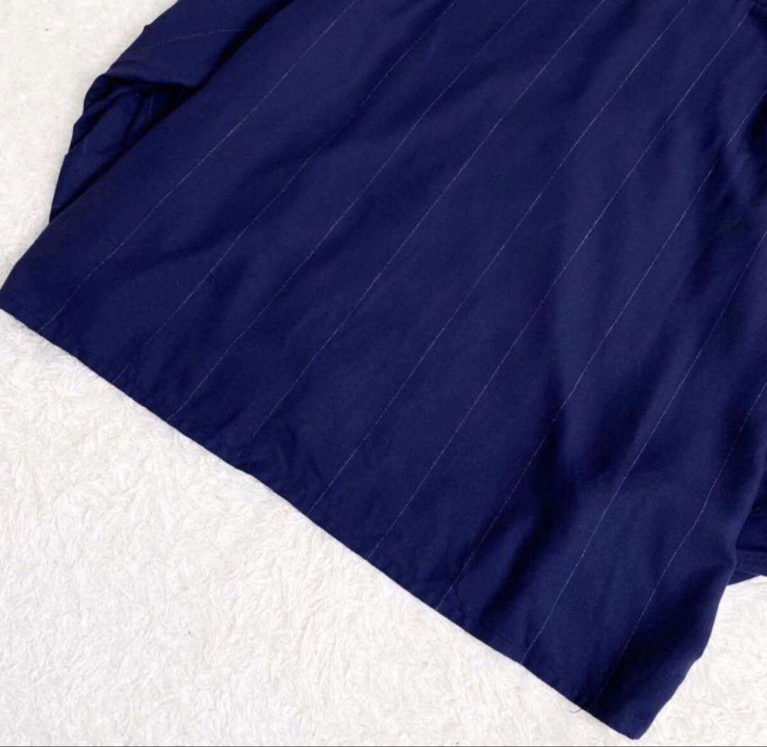 23 WACKO MARIA ワコマリア ハワイアンシャツ アロハシャツ 紺 L