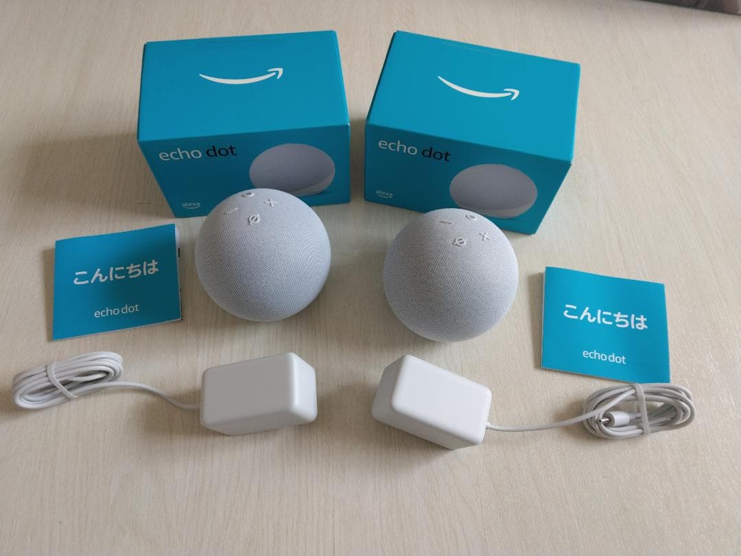 Amazon Echo Dot　第5世代　２台セット グレーシャーホワイト