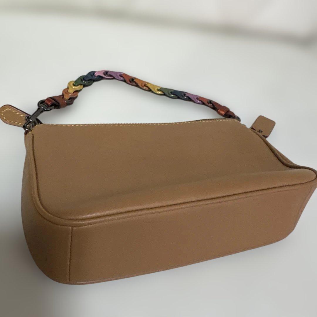 コーチ ハンドバッグ カラフルストラップ
