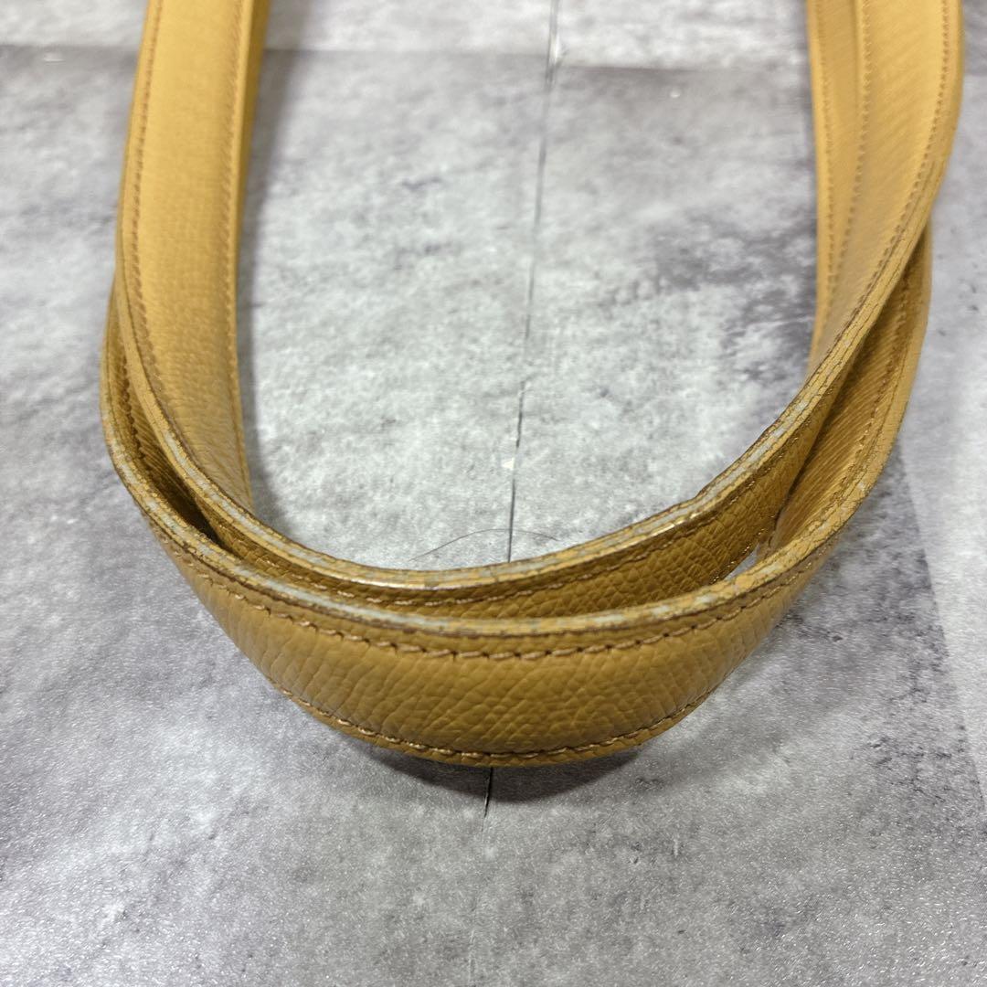 【良品】✨PELLE MORBIDA レザー　2wayトートバック　大容量 YE