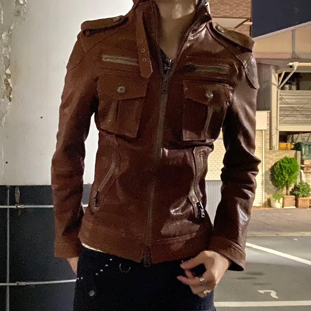 高級 Buffalo Bobs real leather jacket CD63