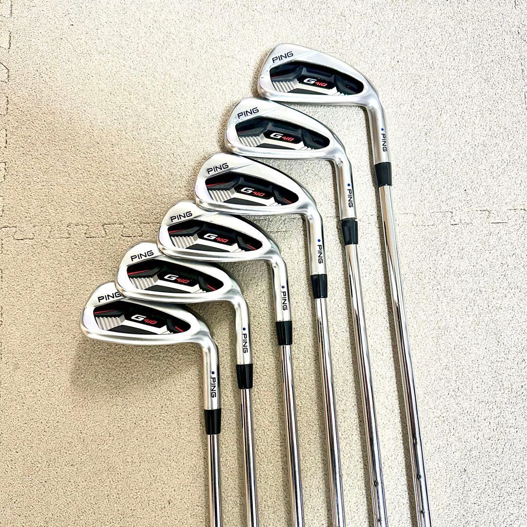 PING G410 アイアン 6本セット(6-U) モーダス105S 青ドット