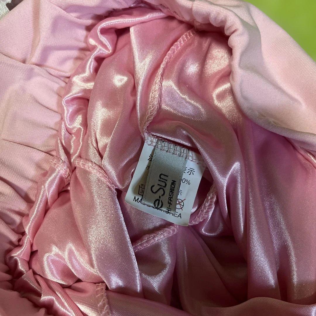 create-sun 可愛く　華やか　エレガント ピンク フラワー　ドレス