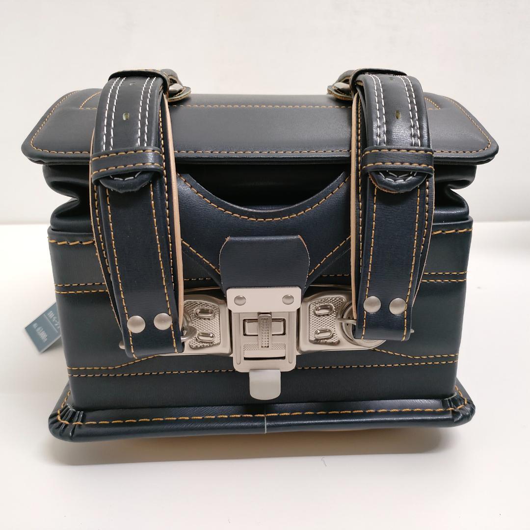 【未使用品】トヤマかばん店 牛革ボルサ ランドセル 紺/ベージュ