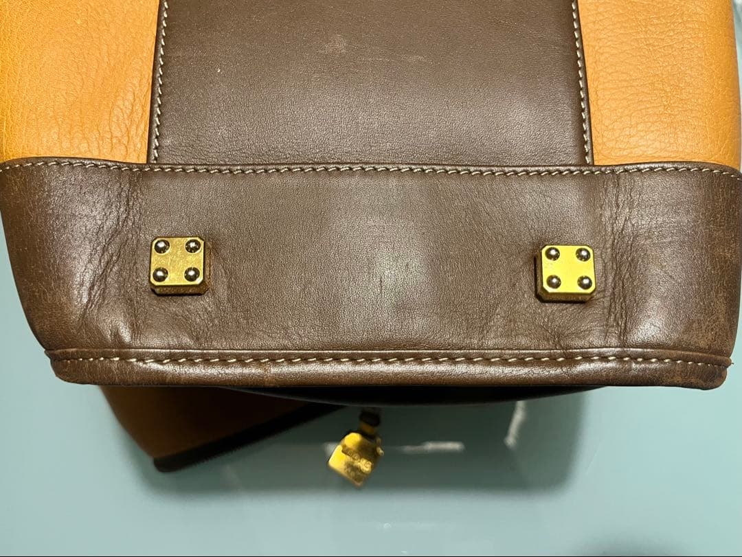 ⭕️ Loewe ロエベ アマソナ40 ボストンバッグ キャメルブラウン