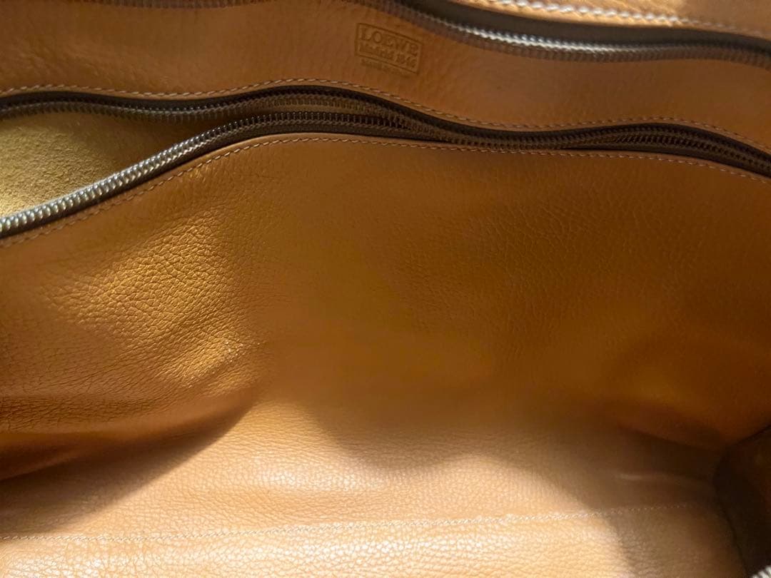 ⭕️ Loewe ロエベ アマソナ40 ボストンバッグ キャメルブラウン