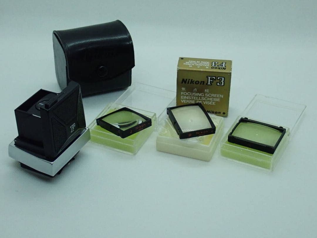 Nikon F　レンズ3本　ウエストレベルファインダー　F3スクリーン