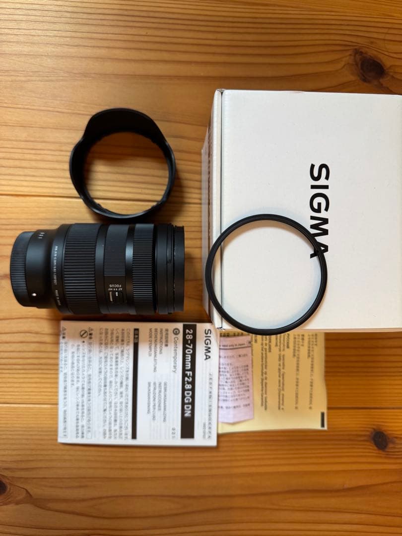 ⭐︎美品⭐︎オマケつきSIGMA 28-70mm F2.8 DG DN ズームレンズ