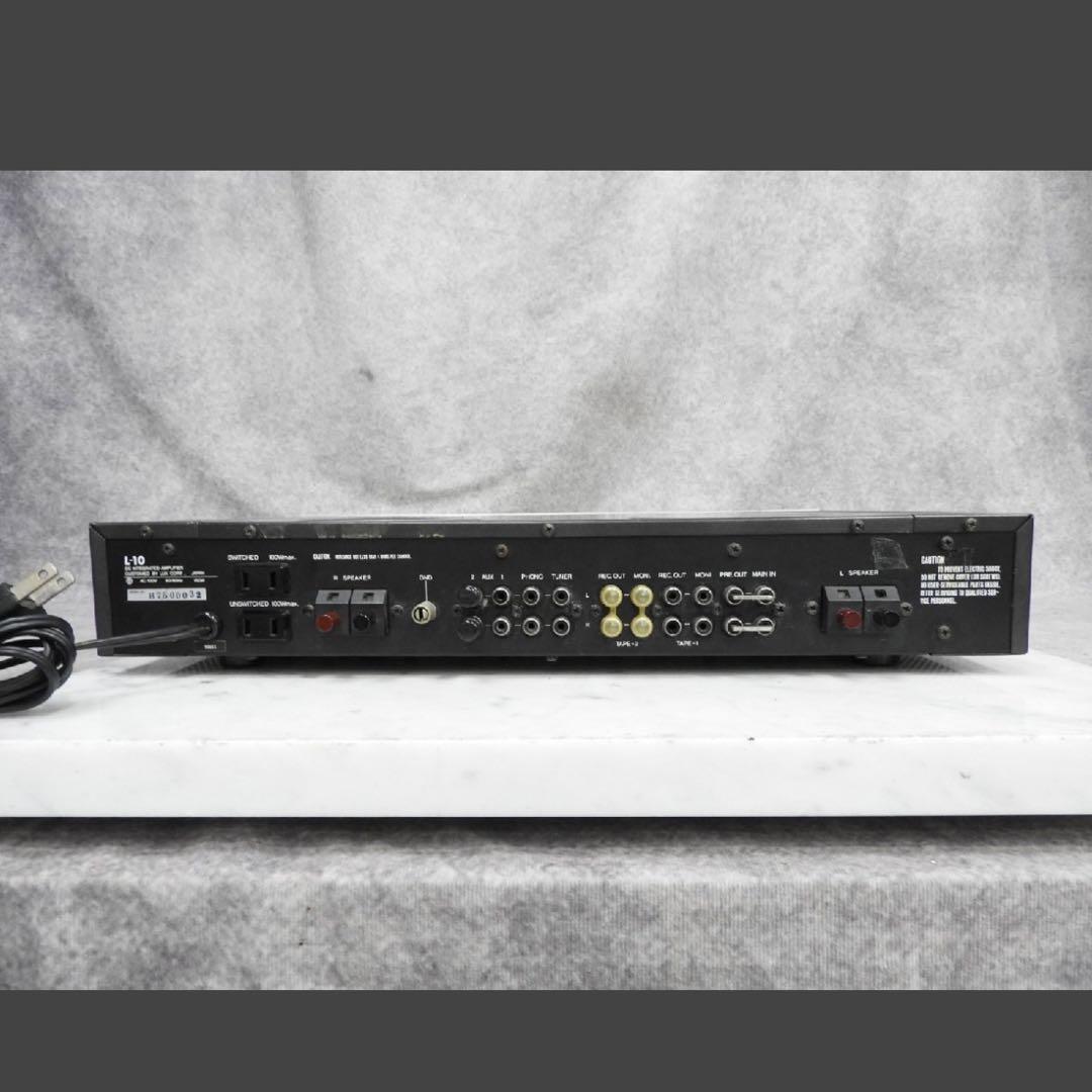 LUXMAN L-10 プリメインアンプ ラックスマン ④