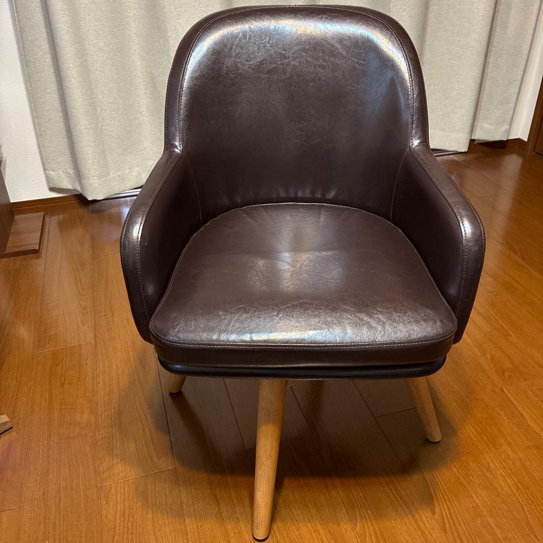 PIIVO チェア ダークブラウン　ウニコ　unico