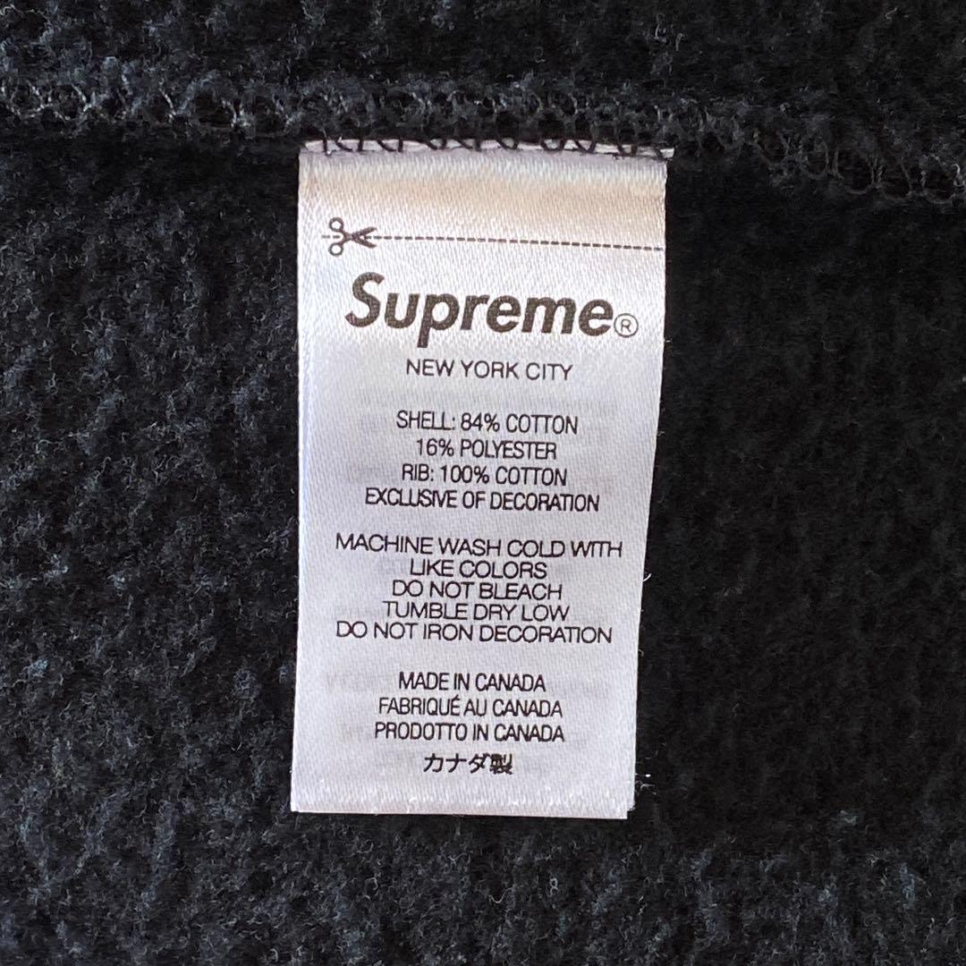 タグ付 22AW BOX LOGO CREWNECK BLACK M