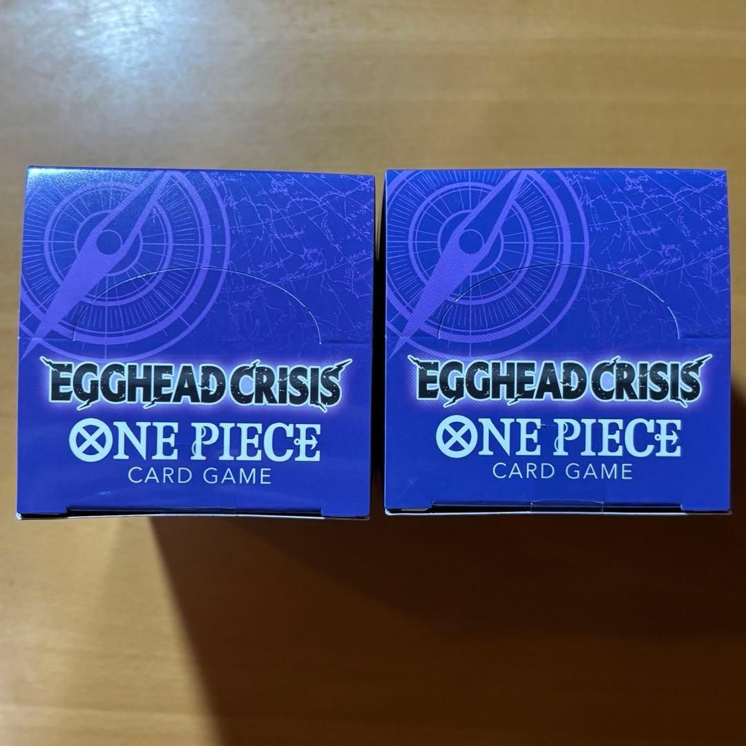ワンピースカードゲーム エッグヘッドクライシス　2ボックス　テープ未カット